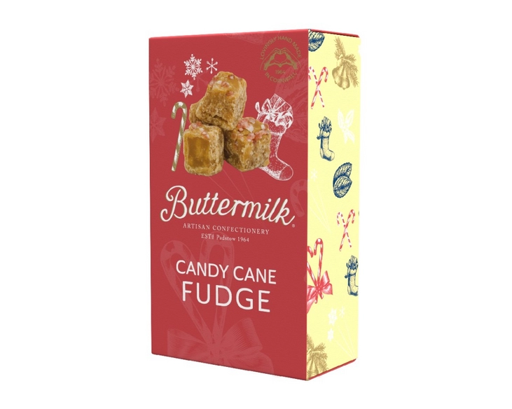 Caramele Fudge cu Candy Cane Buttermilk 100g 0